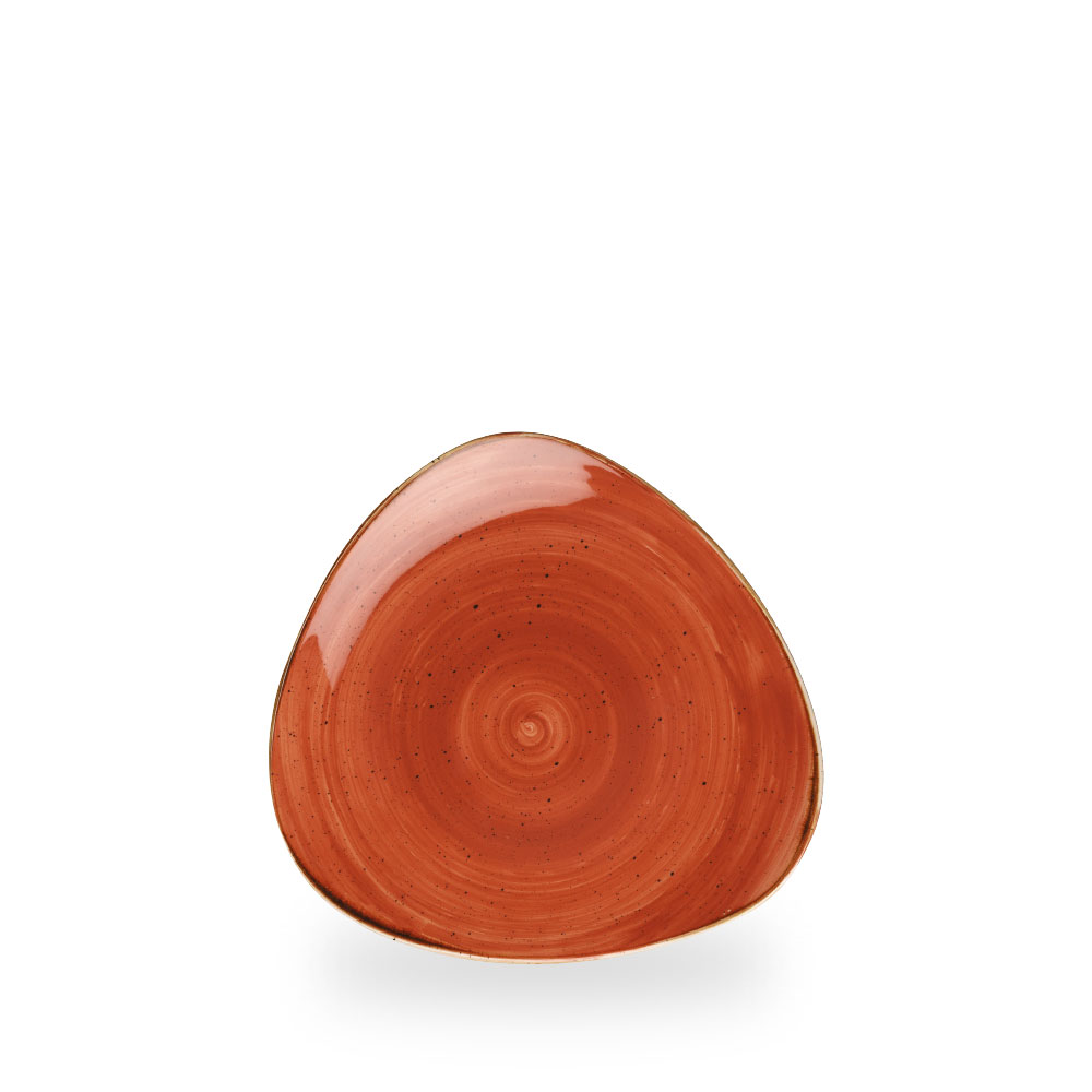 Churchill Stonecast Spiced Orange Teller Dreieck 19,2 cm