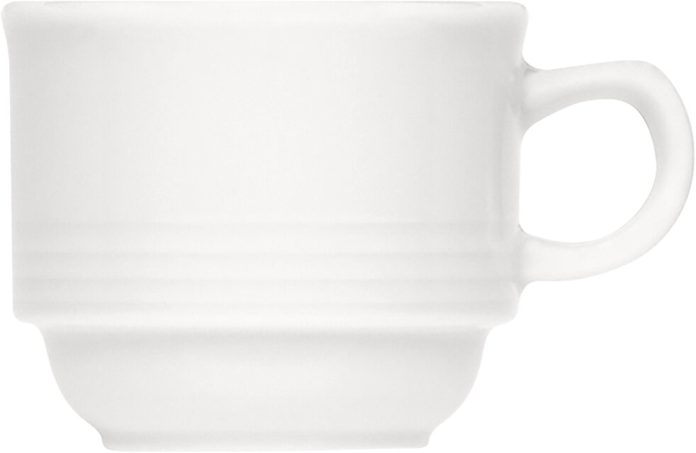 Dialog - Obertasse stapelbar Relief, 0.09 ltr.