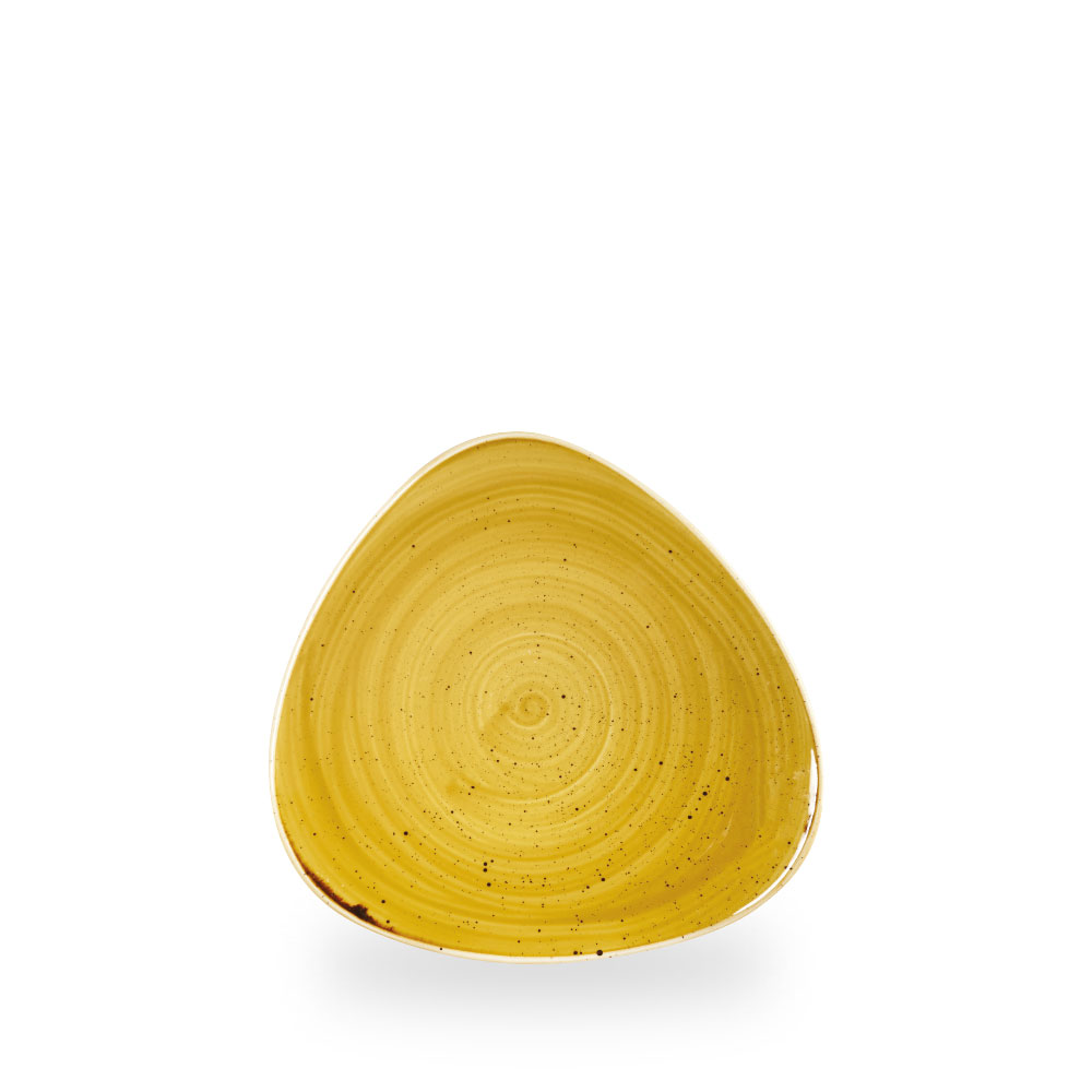 Churchill Stonecast Mustard Teller Dreieckig 19,2 cm
