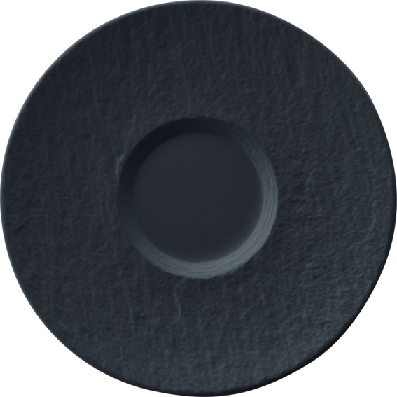 The Rock Black Shale - Untertasse 17 cm