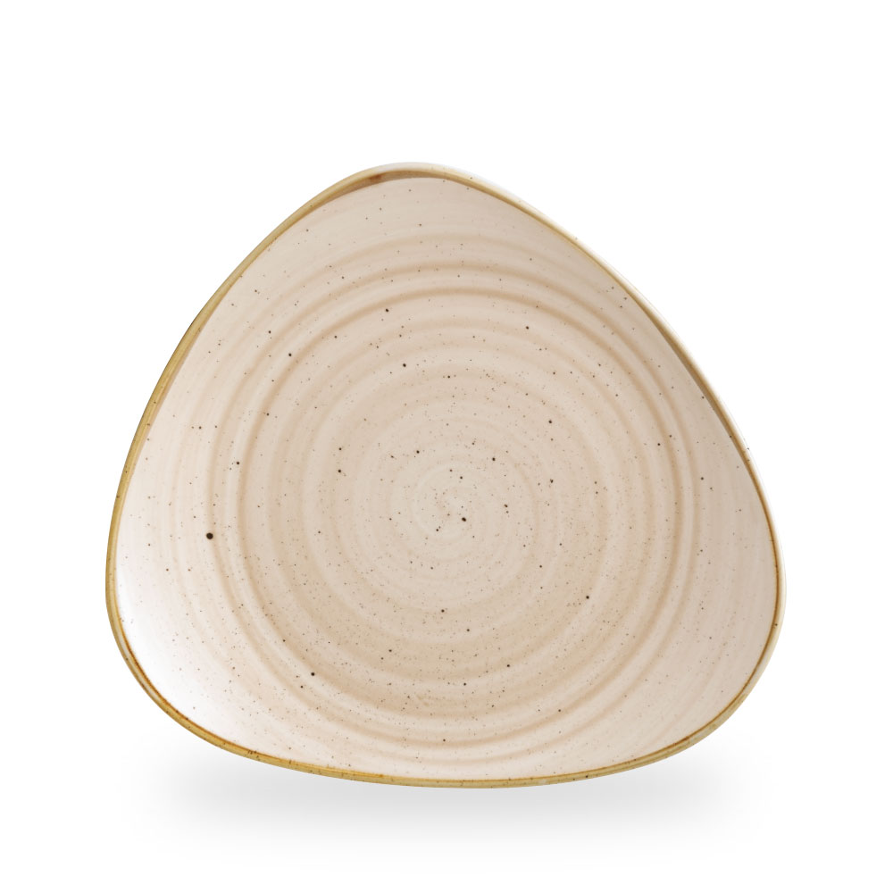 Churchill Stonecast Nutmeg Cream Teller Dreieck 31,1 cm