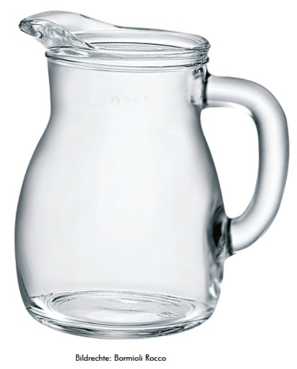 Bormioli, Krüge/Karaffen - Bistro Krug 1,0 ltr.,  1 ltr. /-/