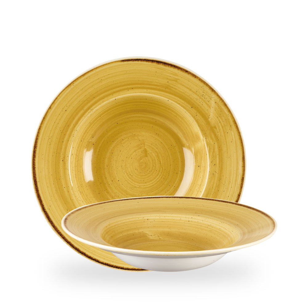 Churchill Stonecast Mustard Teller Tief 28 cm,  46,8Cl