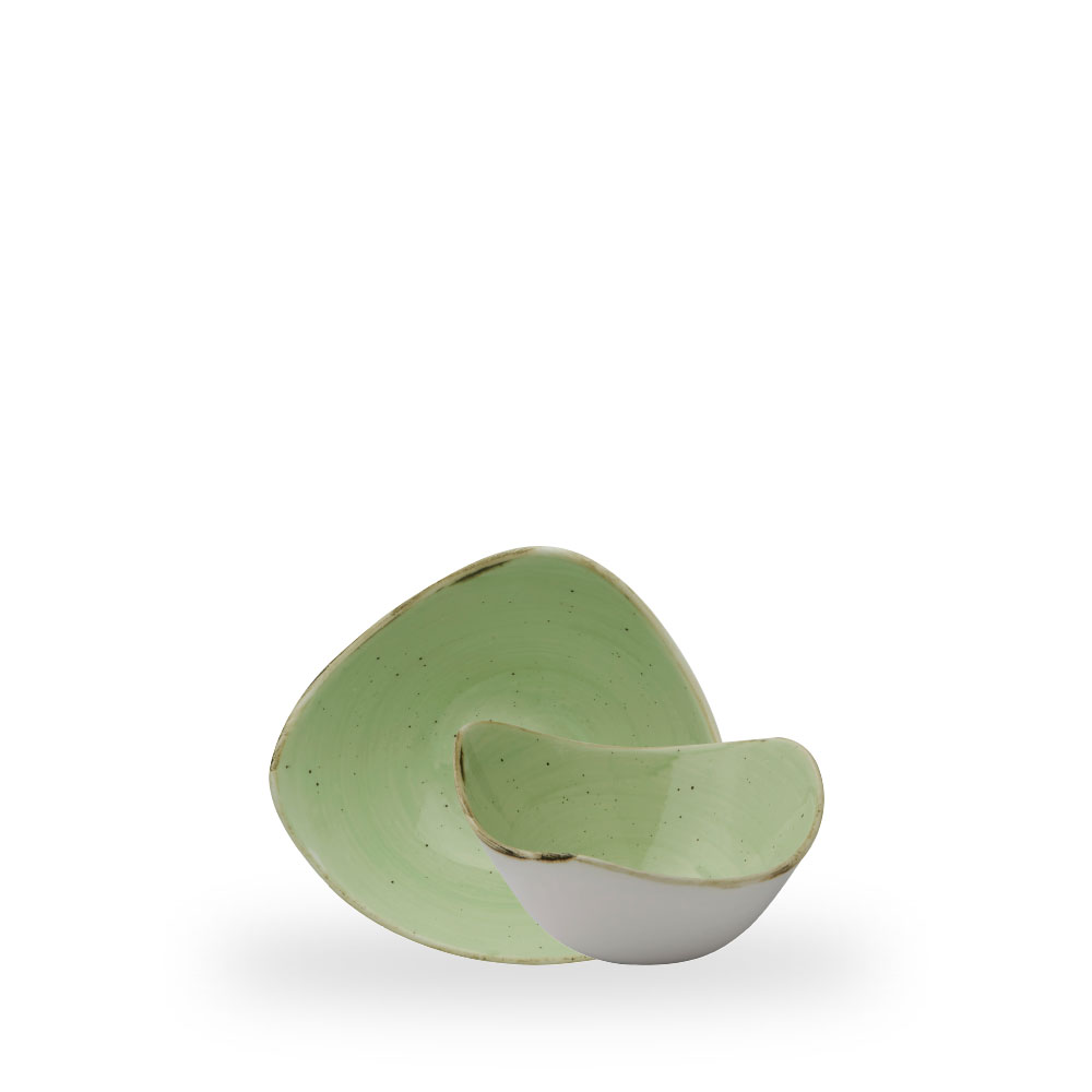 Churchill Stonecast Sage Green Bowl Dreieck 15.3 cm