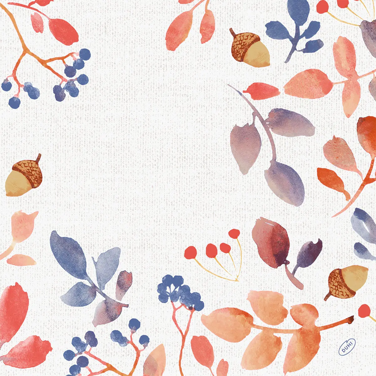 BIO Dunisoft Servietten - Autumn Gradient, 40 x 40 cm, 1/4 Falz
