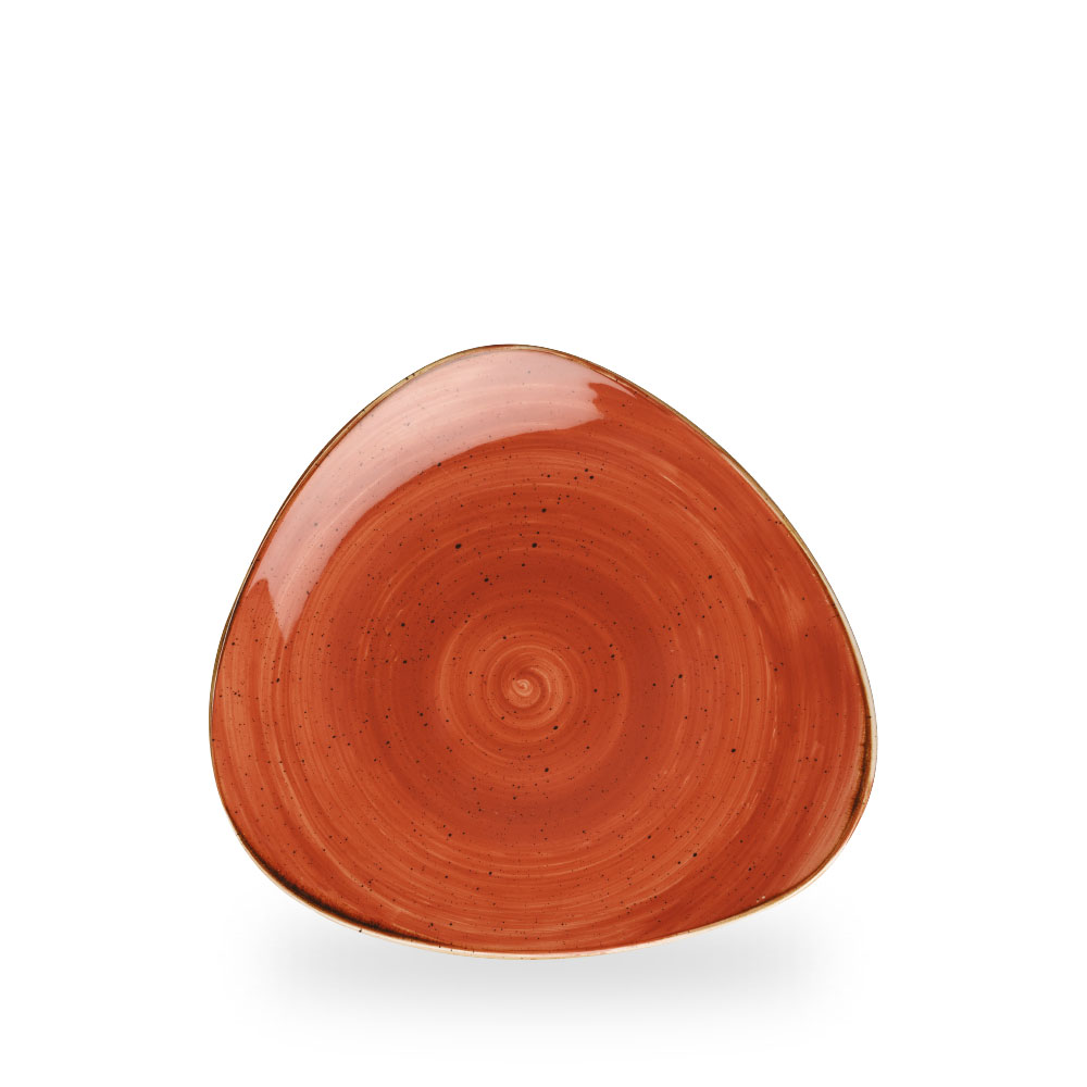 Churchill Stonecast Spiced Orange Teller Dreieck 22,9 cm
