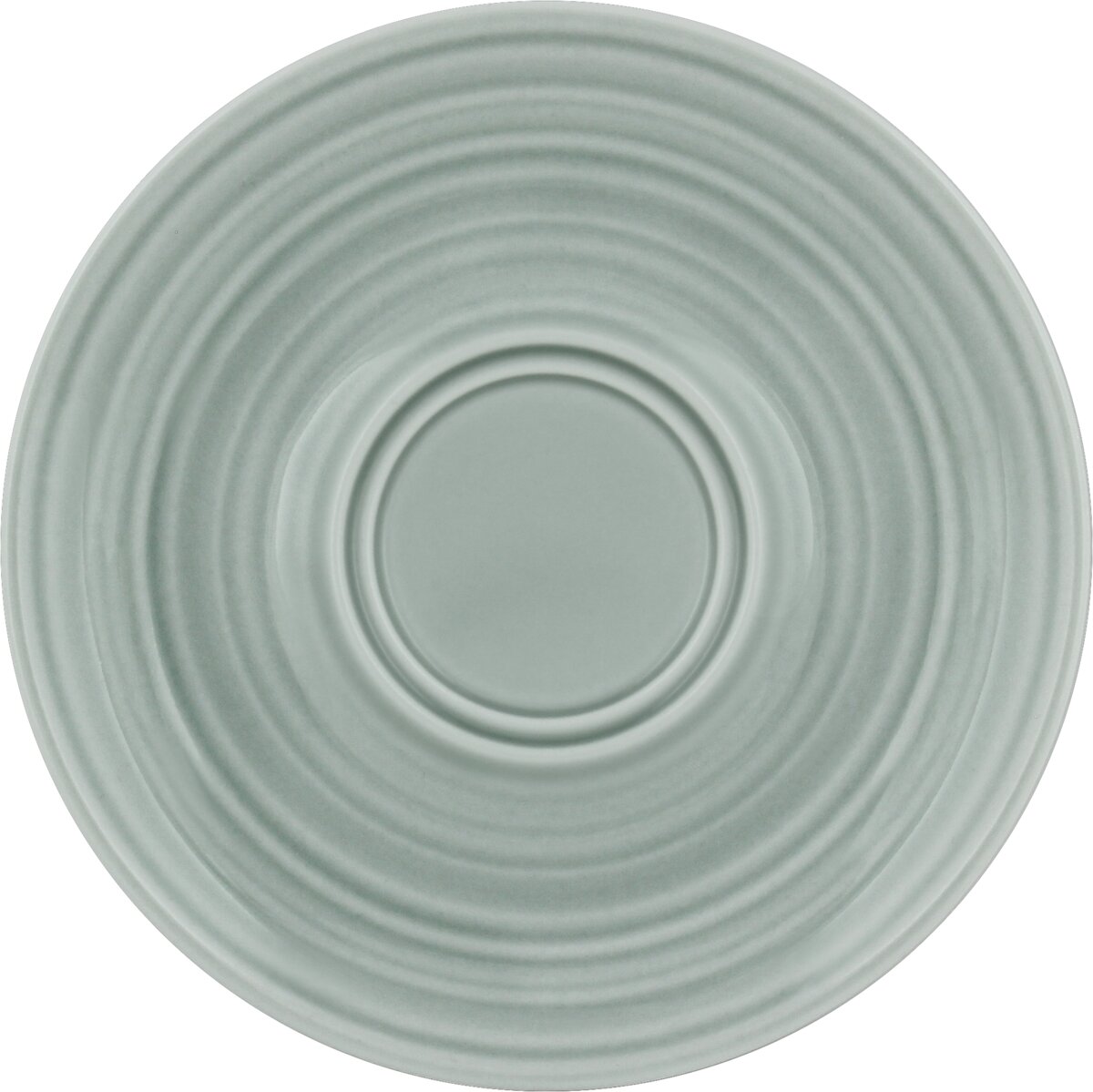 Country house - Untertasse rund Doppelspiegel Struktur SEA, 16 cm