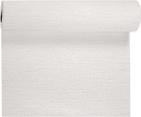 Evolin -  Tete a Tete Tischläufer 0,41 x 24 m, weiß