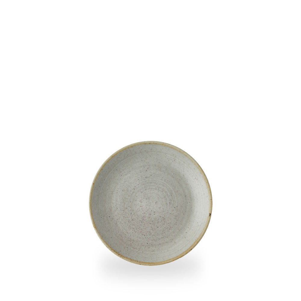 Churchill Stonecast Raw Grey Teller Flach Coup 16,6 cm