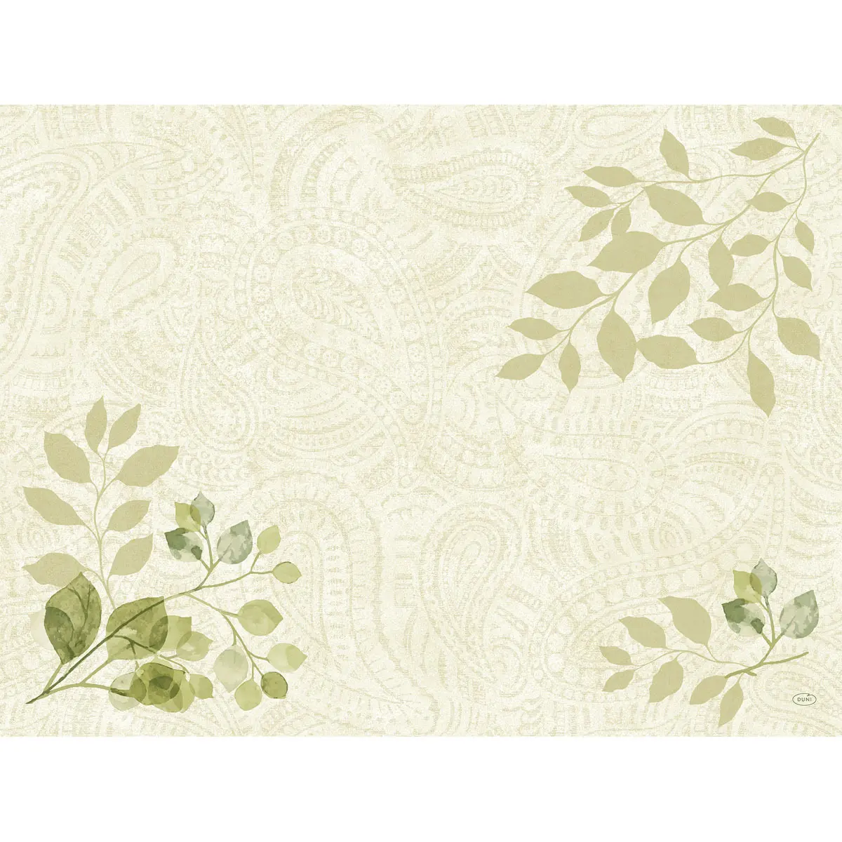 BIO Dunicel Tischsets - Paisley Leaves, 30 x 40 cm