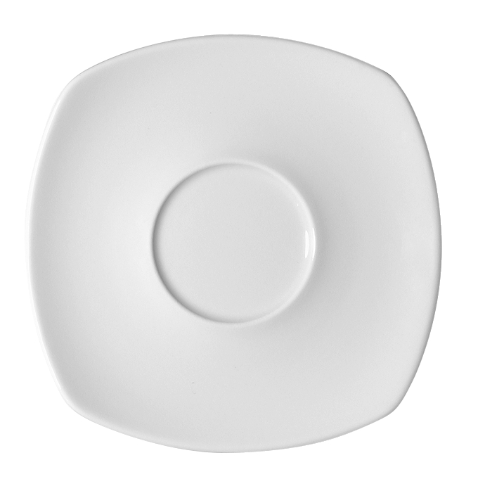 Options - Kombi-Untertasse viereckig coup, 14 cm