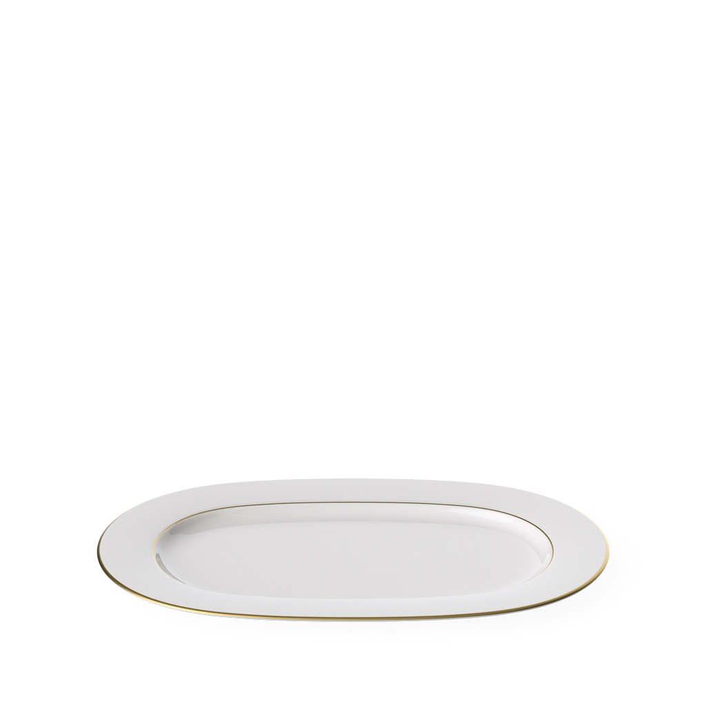 Anmut Gold - Platte oval 424 x 294 x 43 mm