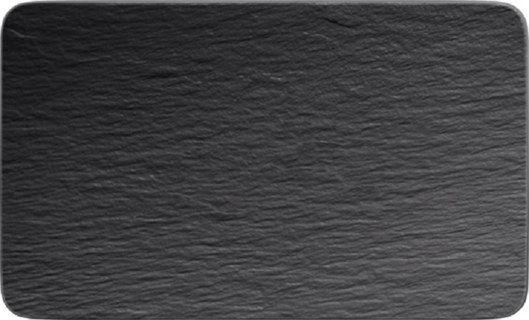 The Rock Black Shale - Platte rechteckig, 28 x 17 cm