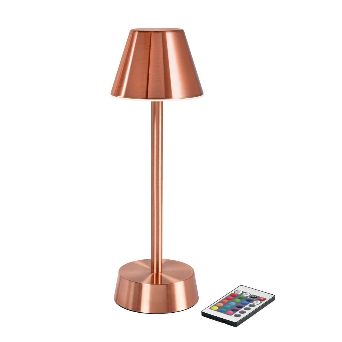 Zelda - LED Tischleuchte kabellos, rose gold