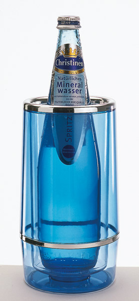 Flaschenkühler, Ø 12 / 10 cm, blau
