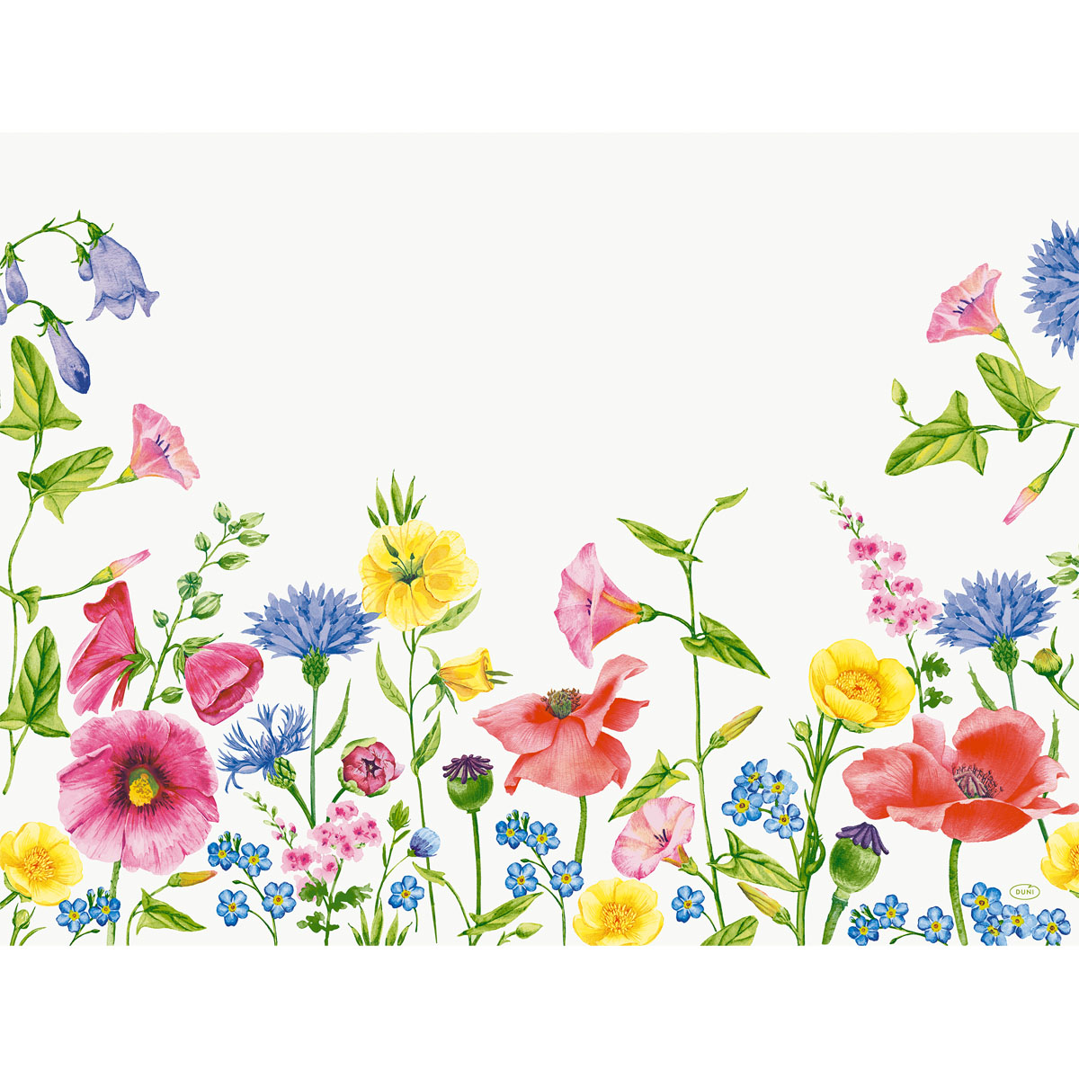 Tischsets Papier - Flowy Meadow, 30 x 40 cm, 60 gr.