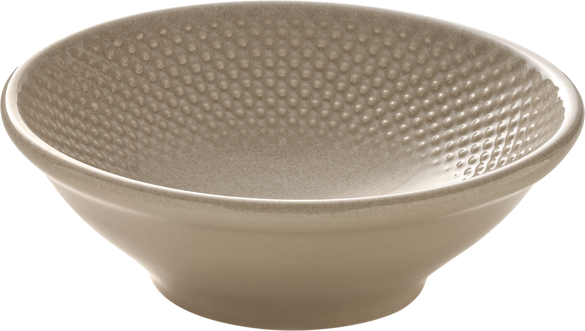 Pine - Schüssel rund Relief almond 16cm/0.50l
