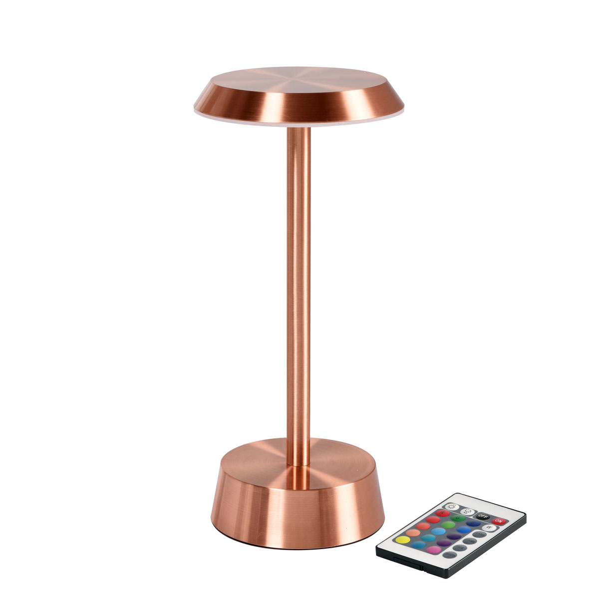 Nour - LED Tischleuchte kabellos, rose gold