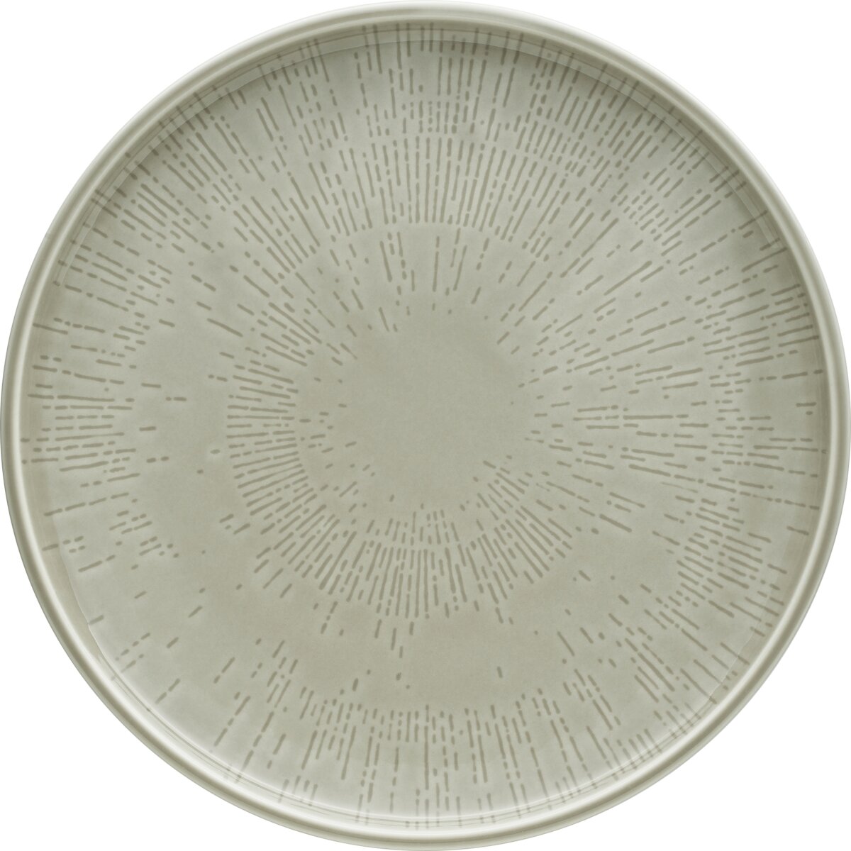 Shiro Glaze Steam - Teller flach rund coup Struktur, 26 cm