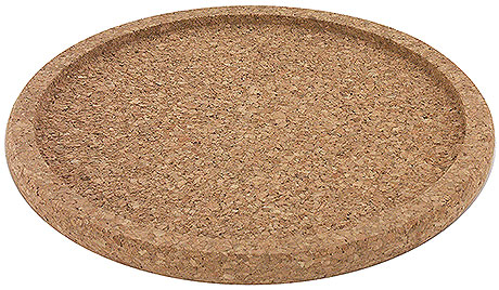 Korkuntersetzer mit Rand, Größe:17 cm