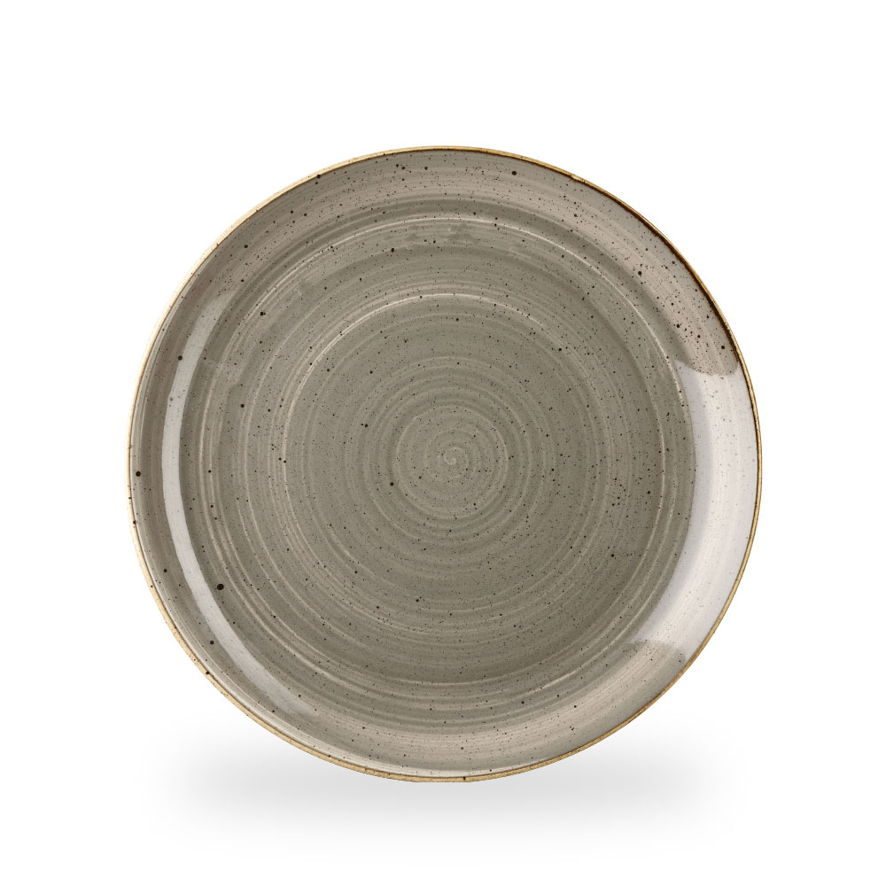Churchill Stonecast Grey Teller Flach Coup 28,8 cm