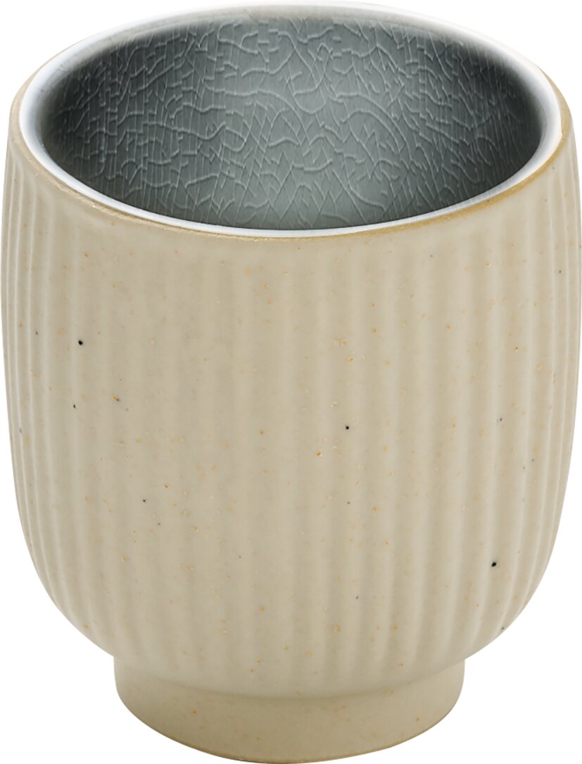 Nara Grey - Obertasse Relief, grau, 0.10 ltr.