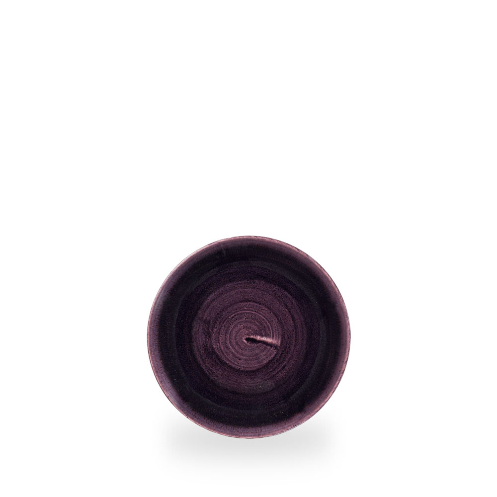 Churchill Stonecast Patina Deep Purple Teller Flach Coup 16.5 cm