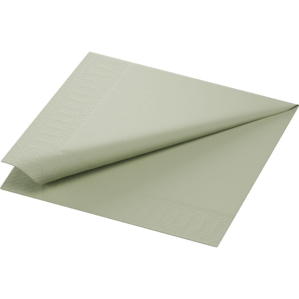 Zelltuchservietten, 40 x 40 cm, 3-lagig 1/4 Falz, pistachio green