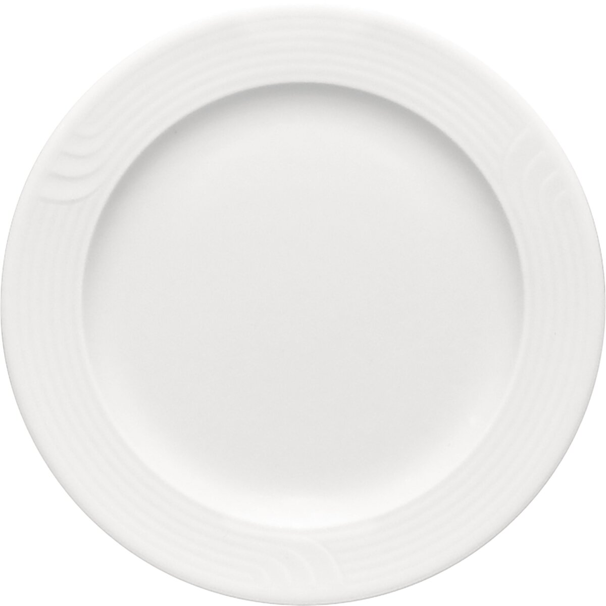 Carat - Teller flach rund Fahne Relief, 23 cm