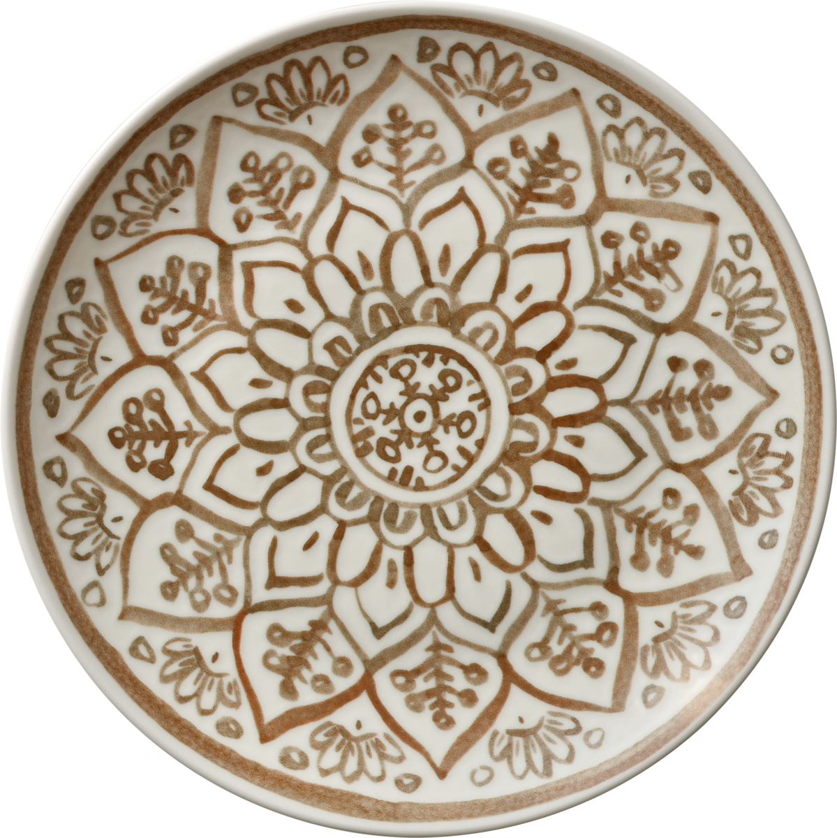 Soulmate - Teller flach rund coup sienna 27cm