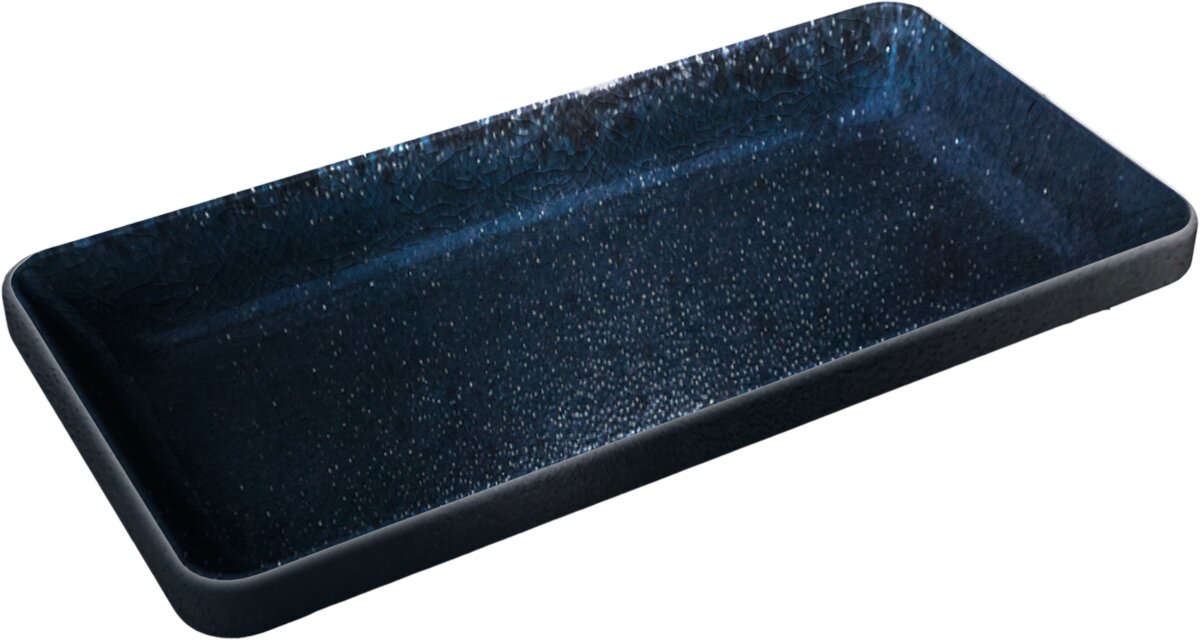 Nara Black - Schale rechteckig, stapelbar, schwarz, 18 x 9, 0.18 ltr.