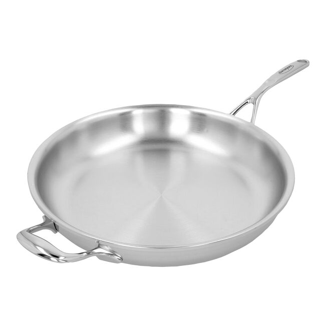 Bratpfanne, 32 cm, 18/10 Edelstahl, rund