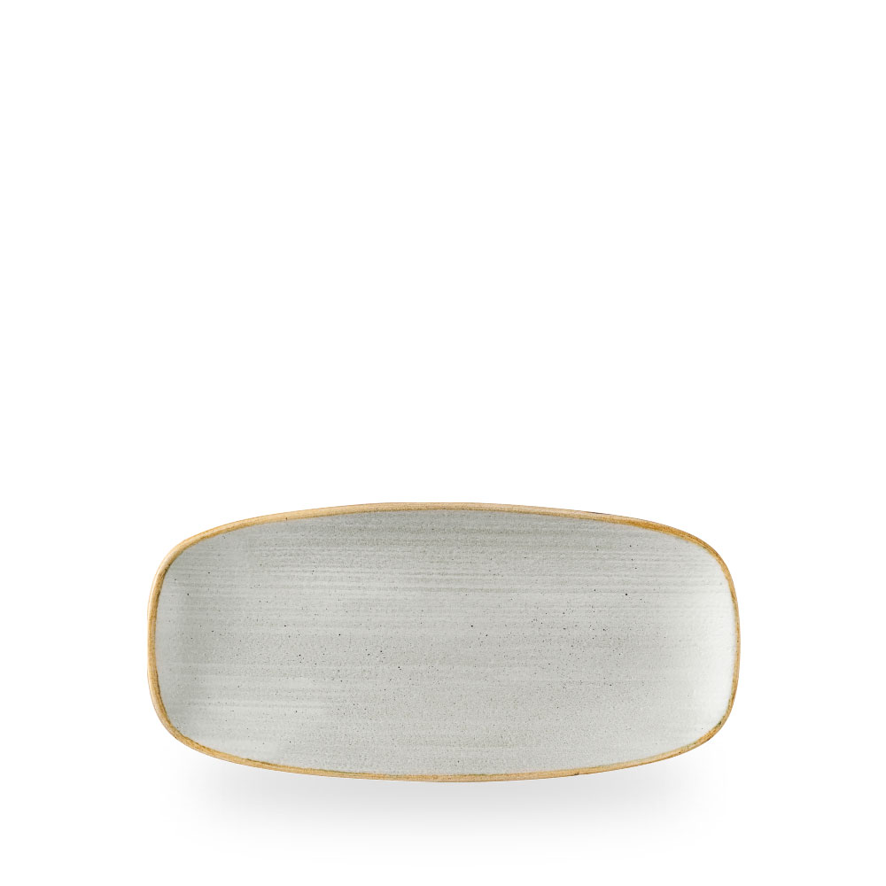 Churchill Stonecast Raw Grey Platte Oblong Rechteckig 26,9 x 12,7 cm