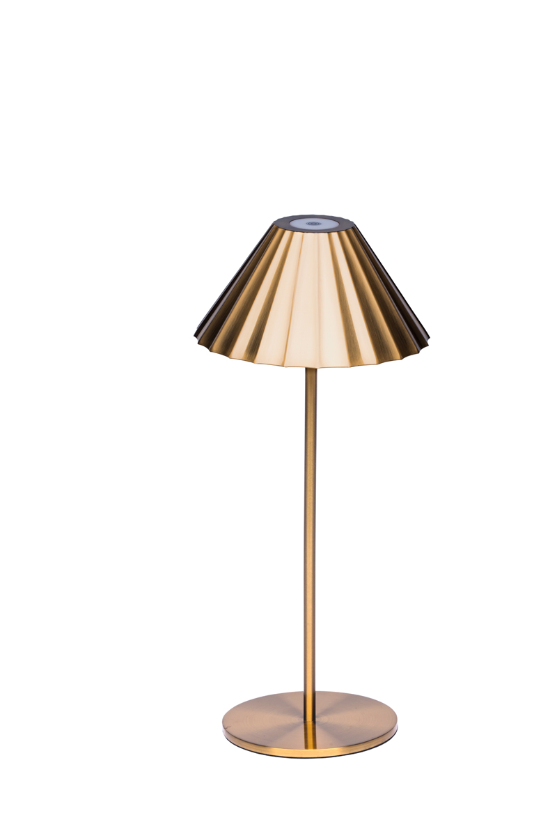 London - LED Leuchte dimmbar, gold, 14 x 33 cm