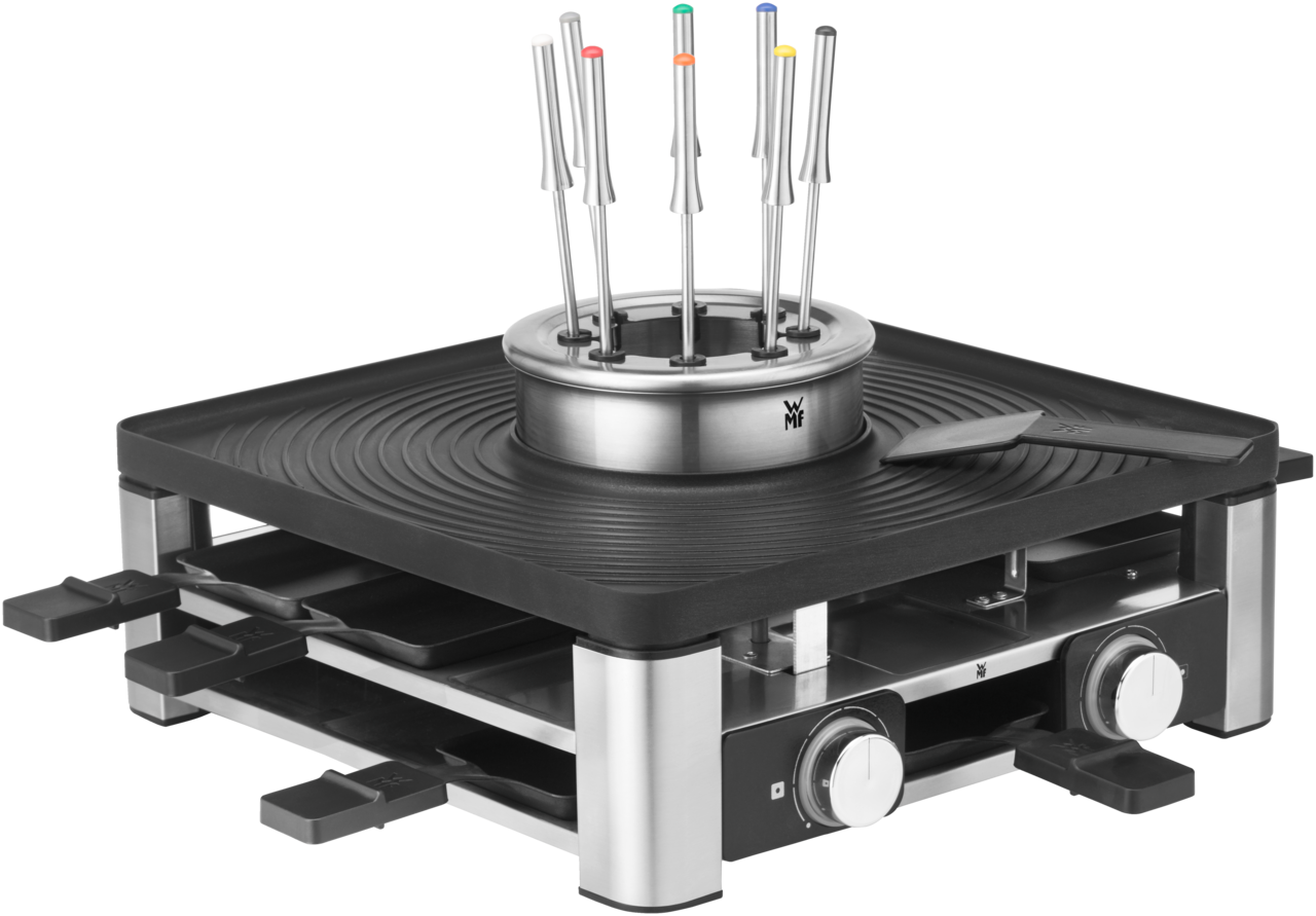 WMF Lumero Gourmet Station 3-in-1 Raclette, Fondue, Tischgrill
