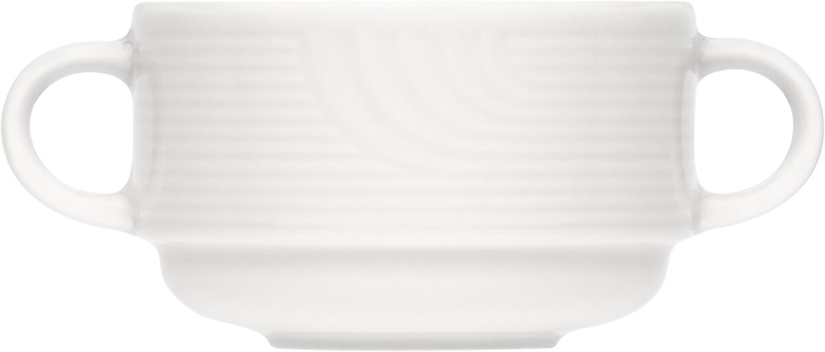 Carat - Suppenobertasse stapelbar, Relief, 0.27 ltr.