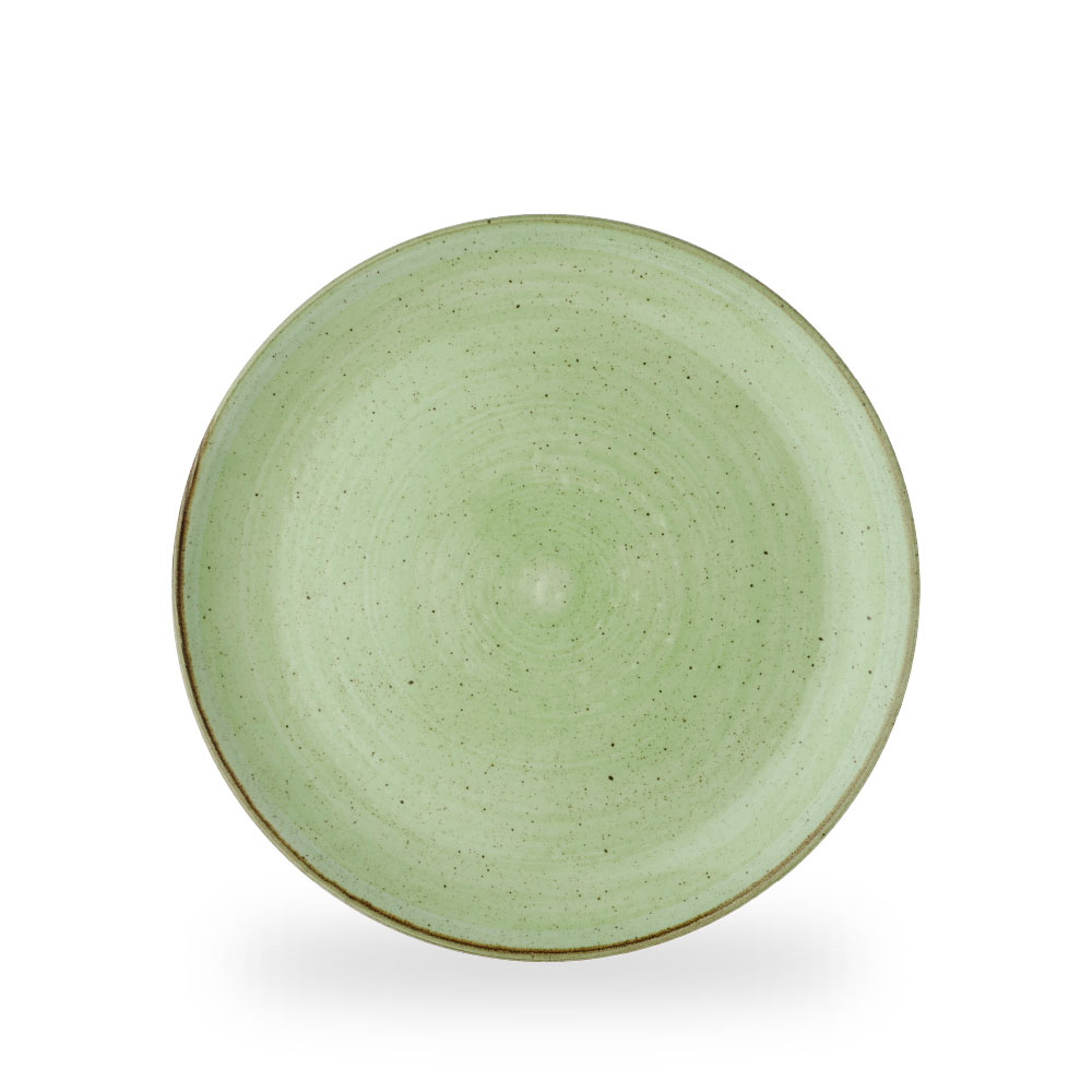 Churchill Evolve Sage Green Teller Flach Coup 23 cm
