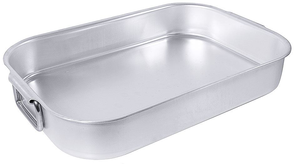 Rechteckige Bratpfanne, Alu, 54 x 32,5 cm, 12 ltr.