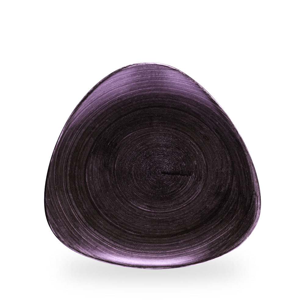 Churchill Stonecast Patina Deep Purple Teller Dreieckig 26.5 cm