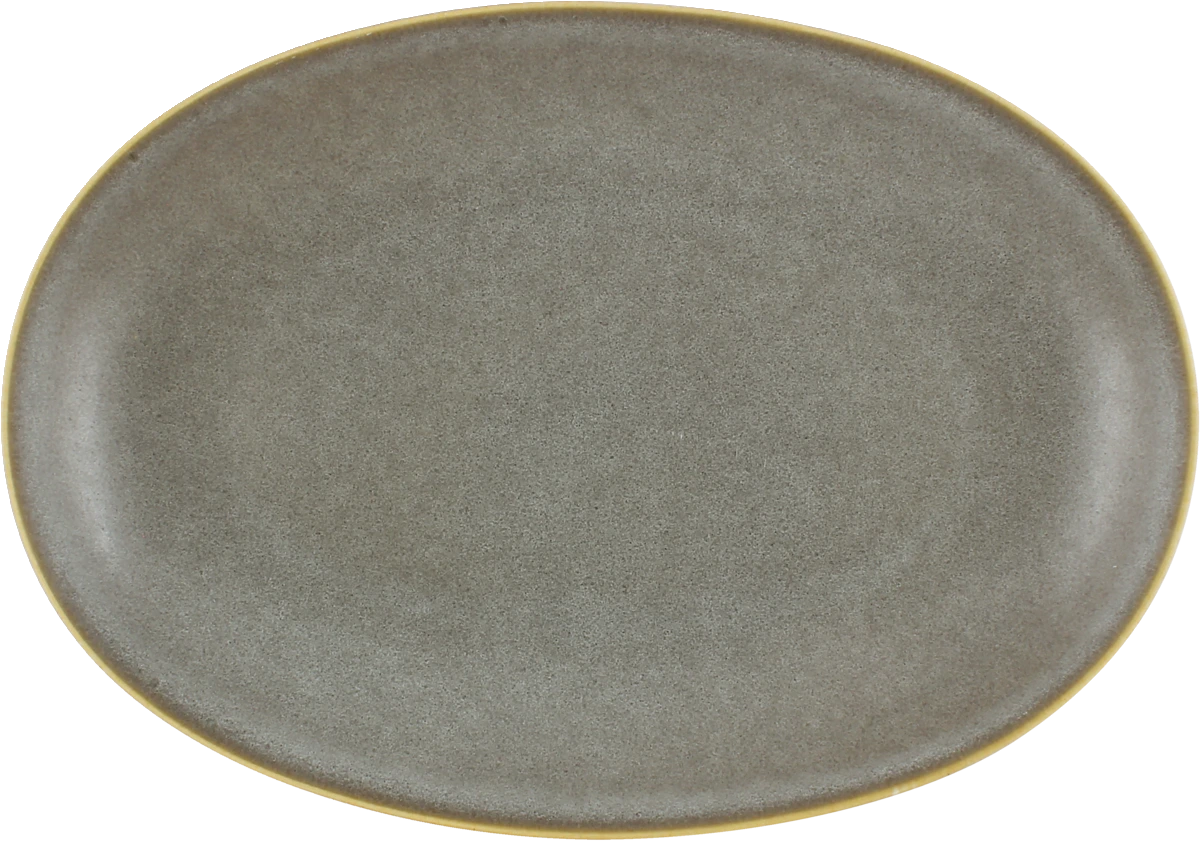 Balance, Smoke - Platte oval coup 32 x 24 cm