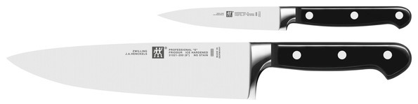 Messerset, 2-tlg, Spick- und Ganiermesser 10 cm und Kochmesser 20 cm
