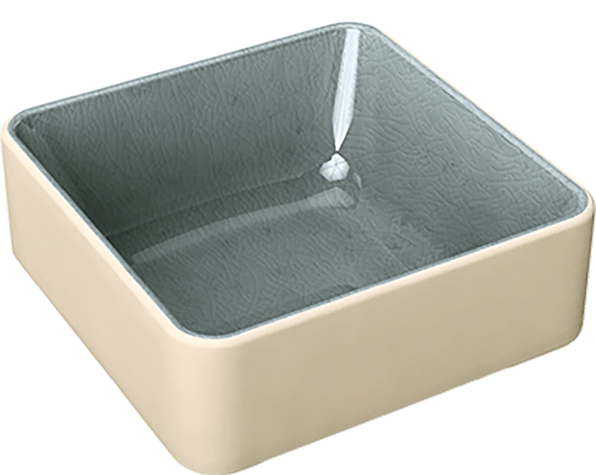 Nara Grey - Schälchen quadratisch, stapelbar, grau, 9 x 9 cm, 0.19 ltr.