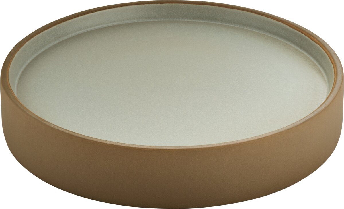 2in1 Beige-Grau - Teller flach, tief rund, 24 cm