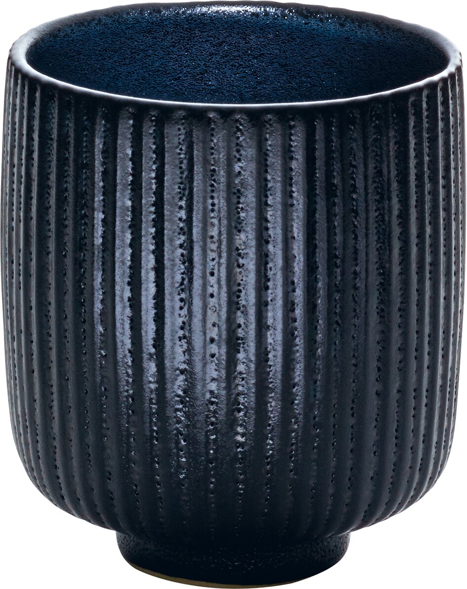 Nara Black - Becher hoch Relief,  schwarz, 0.30 ltr.
