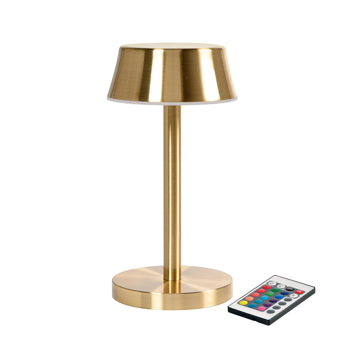 Nour Midi - LED Tischleuchte kabellos, brass