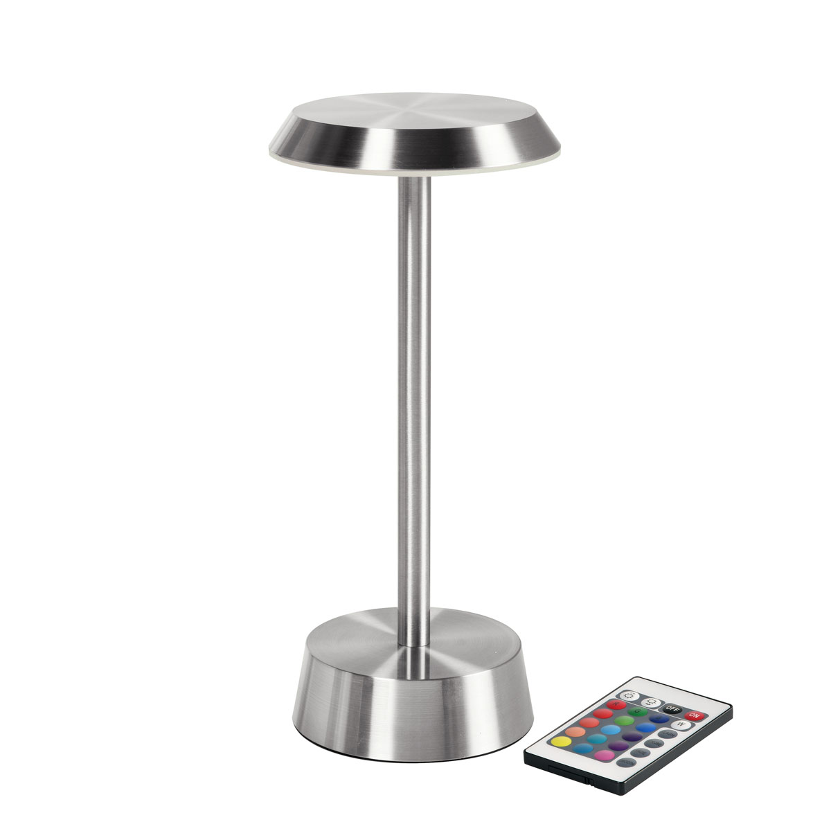 Nour - LED Tischleuchte kabellos, silber