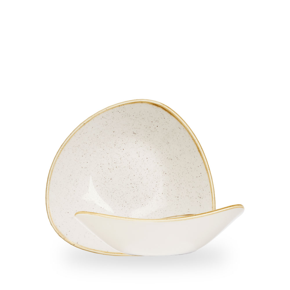 Churchill Stonecast Barley White Bowl Dreieck.23,5 cm, 60Cl