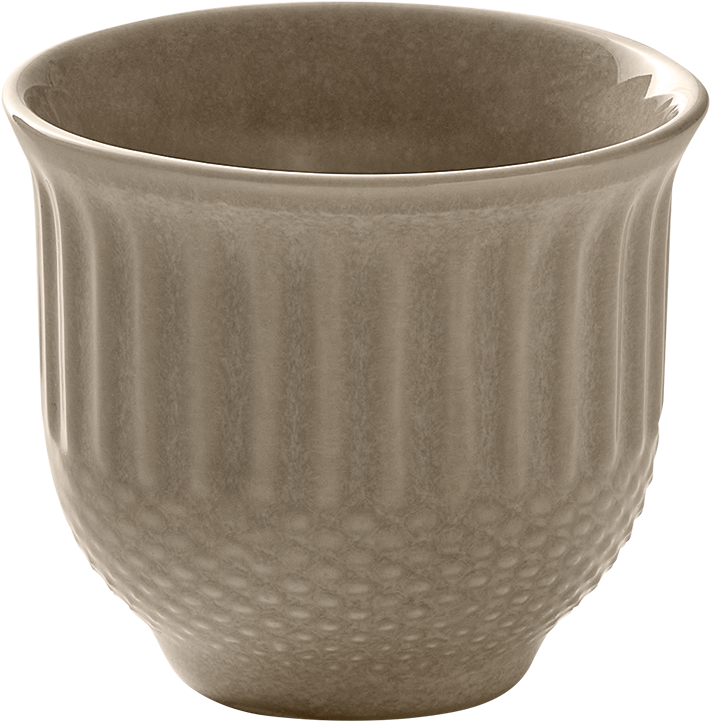 Pine - Obertasse Relief almond 0.08l