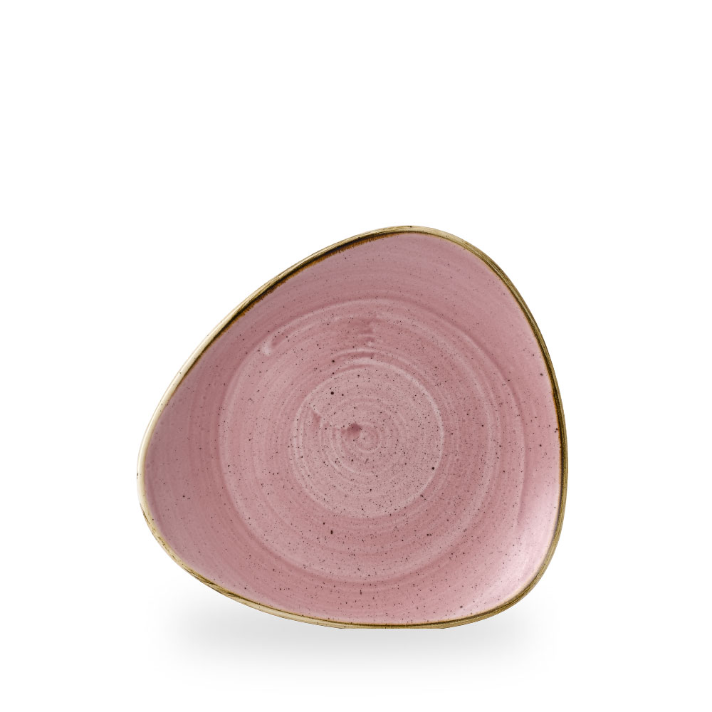 Churchill Stonecast Petal Pink Teller Dreieck 22,9 cm