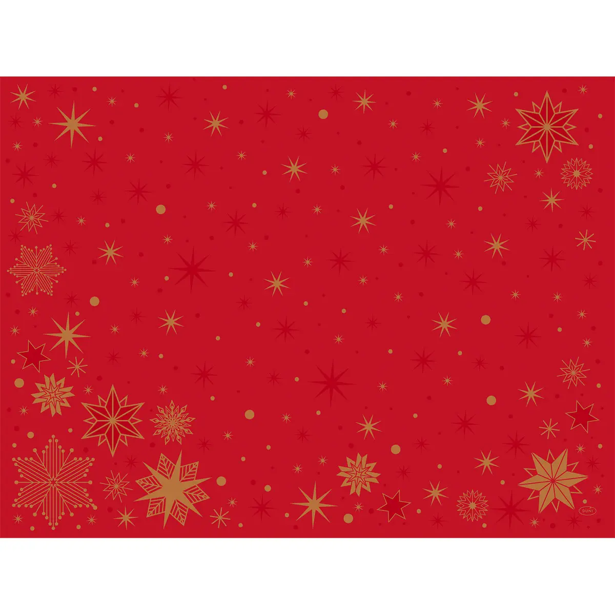 Tischsets BIO Dunicel - Stargazing Red, 30 x 40 cm